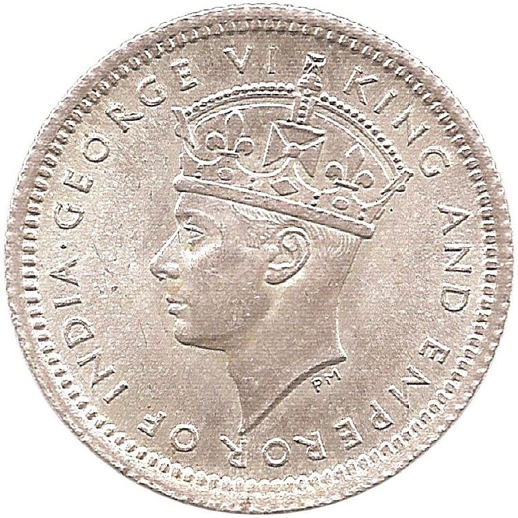 Malaya | 5 Cents Coin | George VI | Km:3A | 1943 - 1945