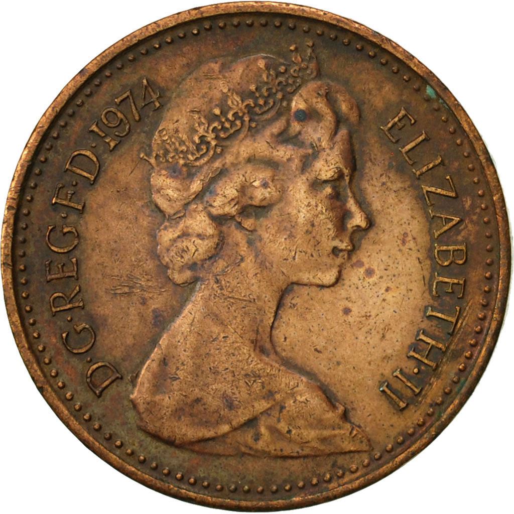 United Kingdom | 1/2 New Penny Coin | Elizabeth II | Km:914 | 1971 - 1981