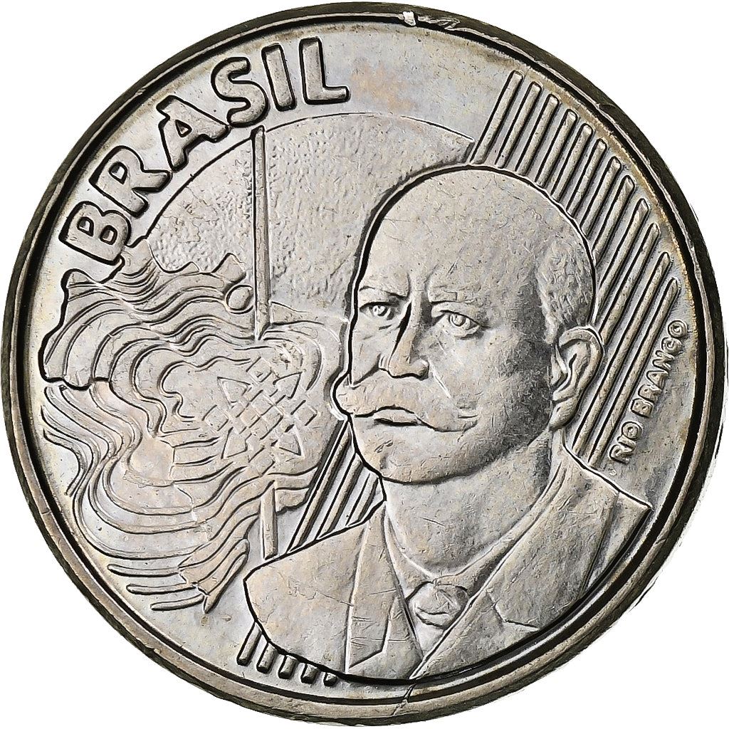Brazil | 50 Centavos Coin | José Maria da Silva | Km:651 | 1998 - 2001