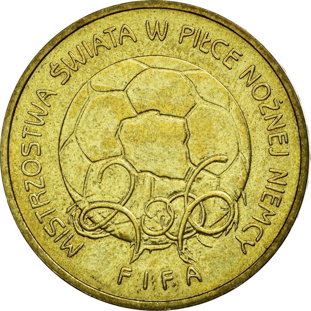Poland | 2 Zlotys Coin | World Cup | Y:606 | 2006