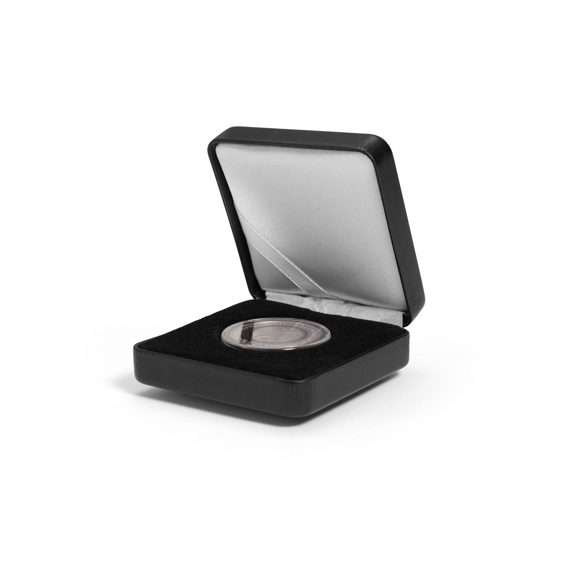 NOBILE Single Coin Box | Box for Presenting Coins in Round GRIPS Capsules | Different Compartment Sizes