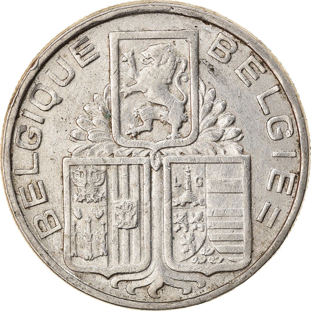 Belgium | 5 Francs Coin | Lion | Km:117 | 1938 - 1939