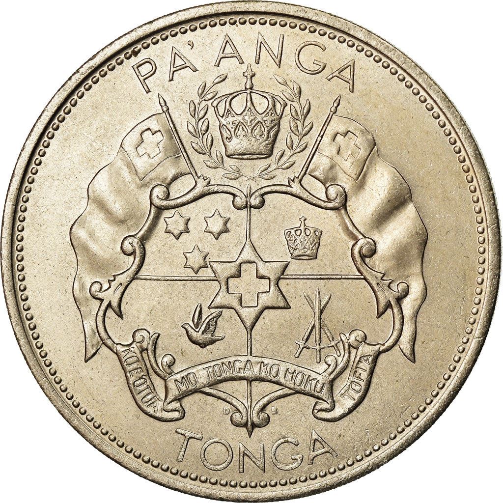 Tonga | Moneta da 1 Pa'Anga | Re Tupou IV | Stella | KM:33 | 1968 - 1974