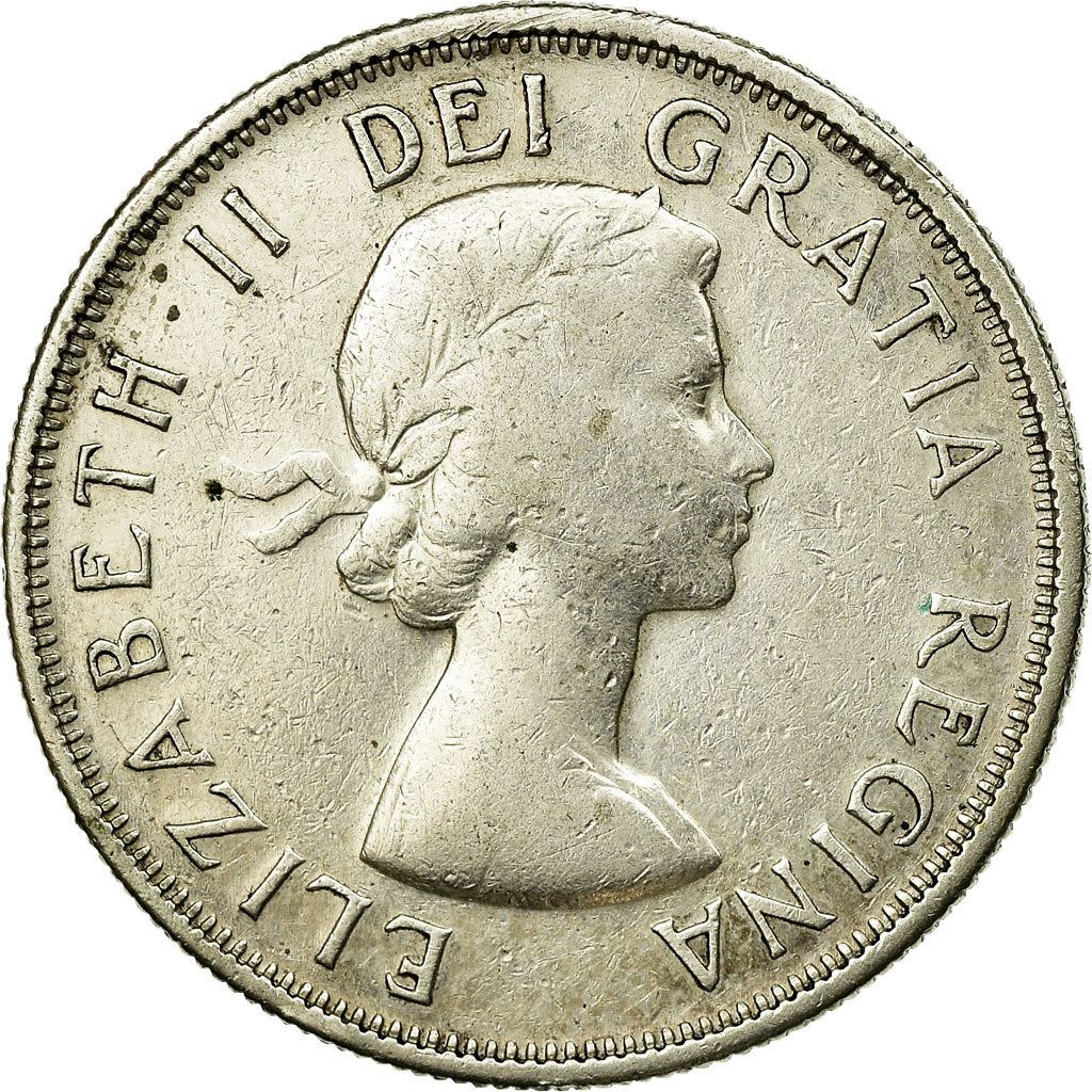 Canada | 50 Cents Coin | Silver | 1st portrait | KM:53 | 1953-1958