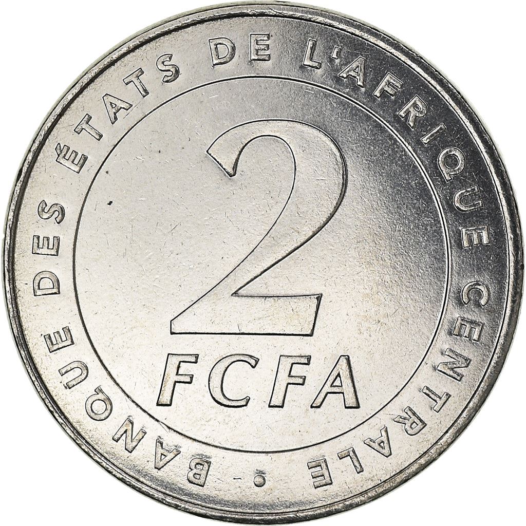 Central African States | 2 Francs Cfa Coin | Plants | Km:17 | 2006