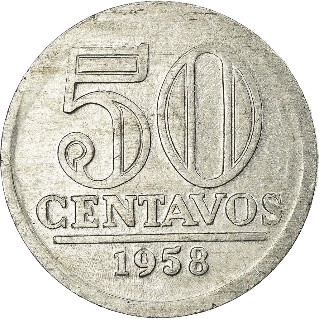 Brazil | 50 Centavos Coin | Star | Km:569 | 1957 - 1961
