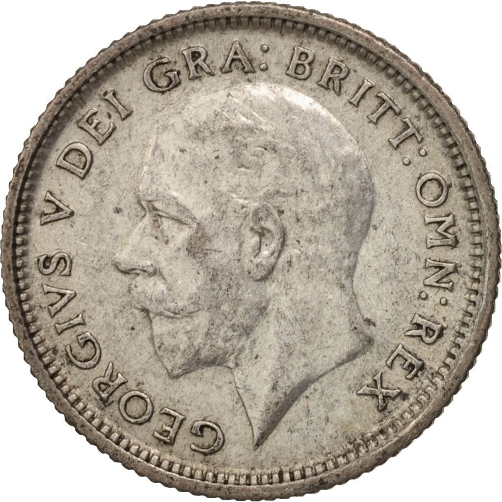 United Kingdom | 6 Pence Coin | George V | Km:828 | 1926 - 1927