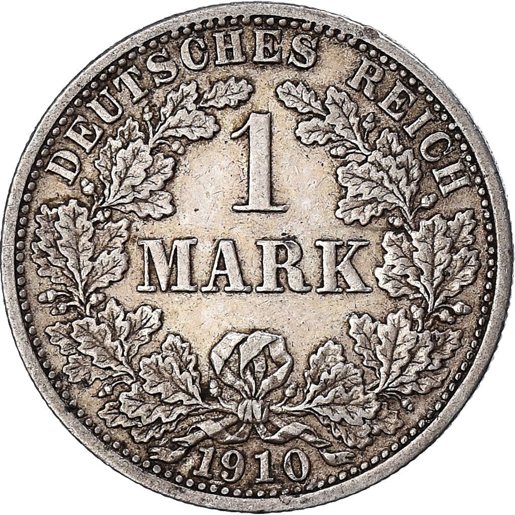 German Empire 1 Mark Coin | Deutsches Reich | Wilhelm II | Type 2 - Small Shield | KM14 | 1891 - 1916