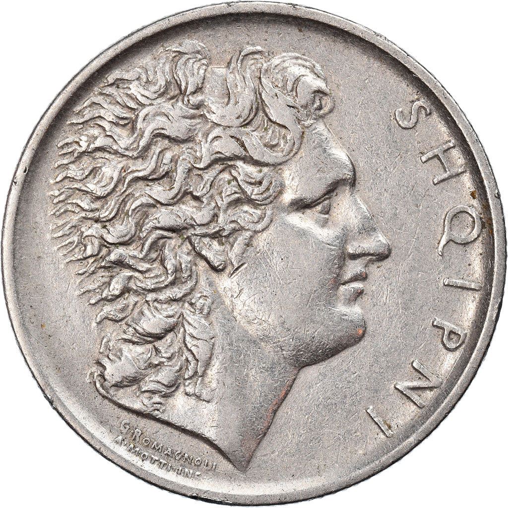 Albania | 1 Lek Coin | Alexander the Great | KM:5 | 1926 - 1931