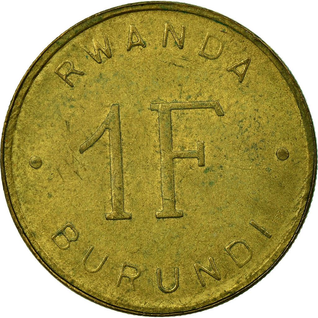 Rwanda-Burundi | 1 Franc Coin | Lion | Km:1 | 1960 - 1964