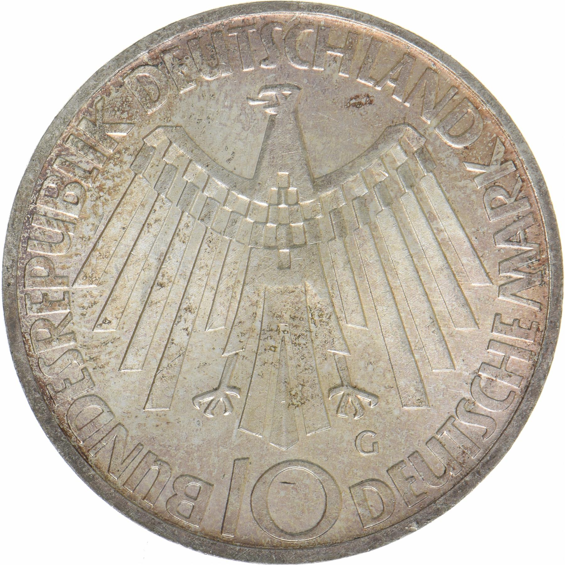 Federal Republic of Germany | 10 Deutsche Mark Coin | Olympic Games | KM:134 | 1972