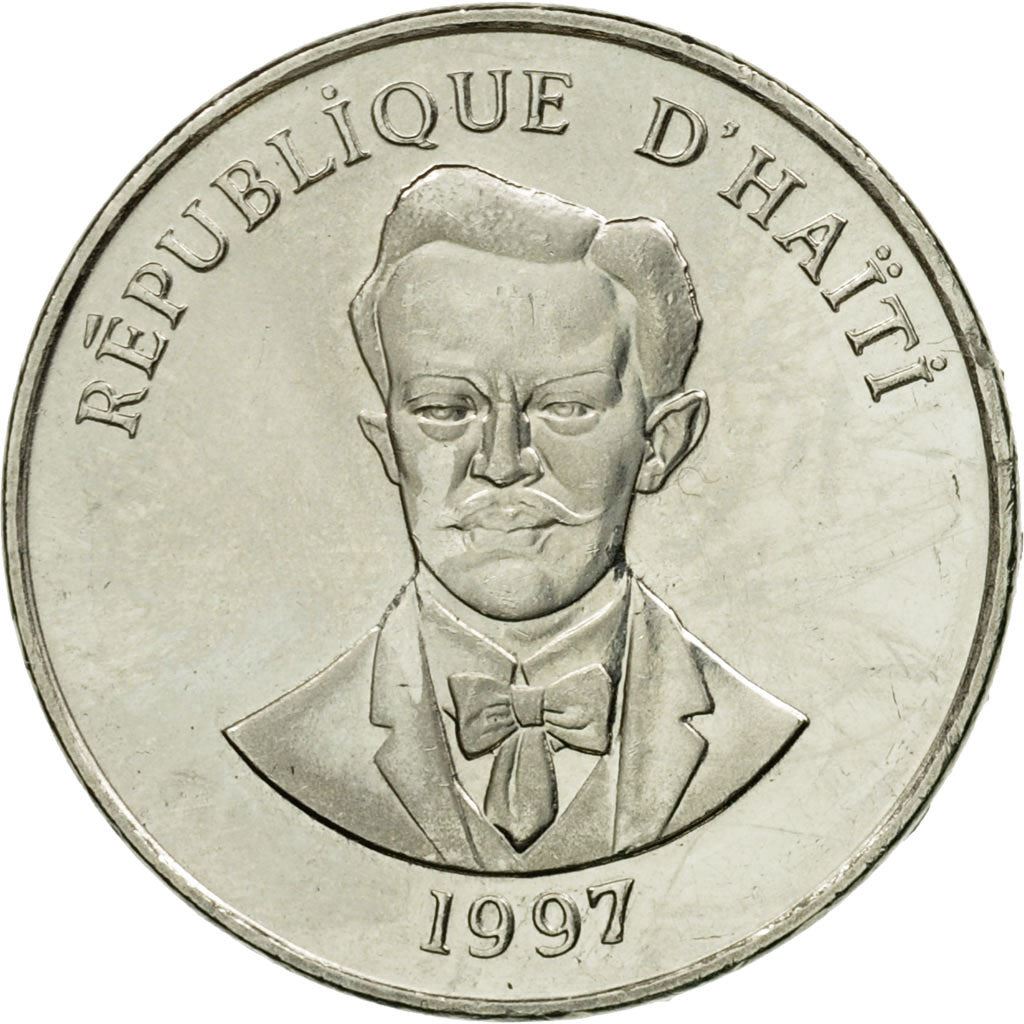Haiti | 5 Centimes Coin | Charlemagne Peralte | Cannon | Km:154a | 1995 - 1997