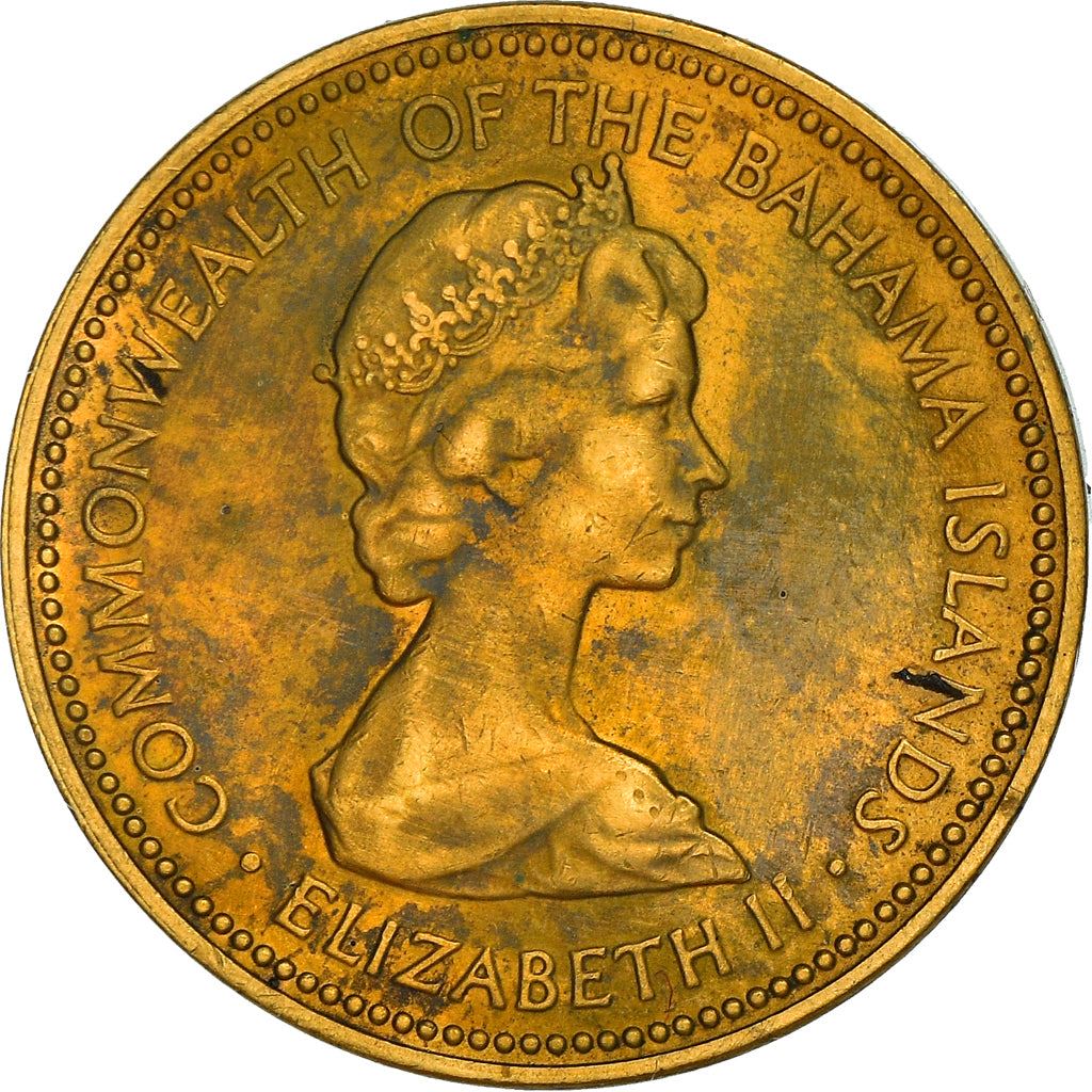 The Bahamas | 1 Cent Coin | Starfish | Km:16 | 1971 - 1973
