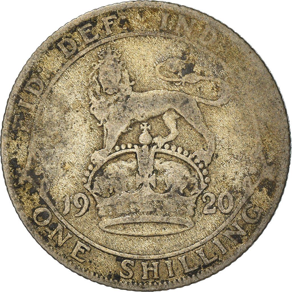 United Kingdom | 1 Shilling Coin | George V | KM:829 | 1926 - 1927