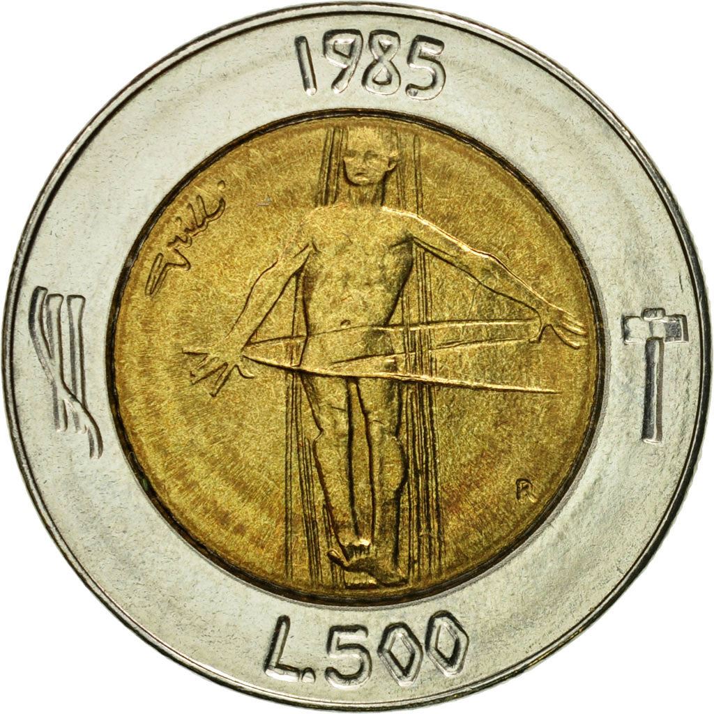 San Marino | 500 Lire Coin | Redemption from drugs | Km:181 | 1985