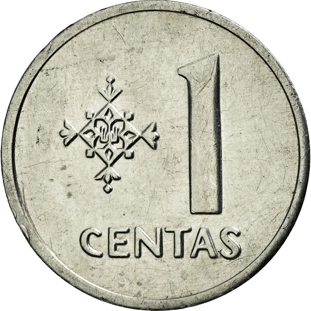 Lithuania | 1 Centas Coin | Aluminum | Horse or equine | KM:85 | 1991