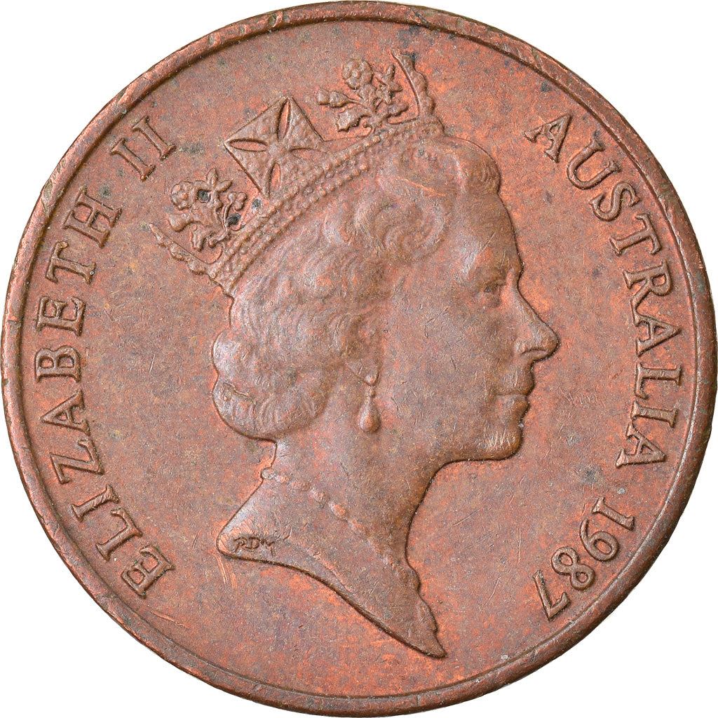 Australia | 1 Cent Coin | Feather-tailed Glider | Km:78 | 1985 - 1991