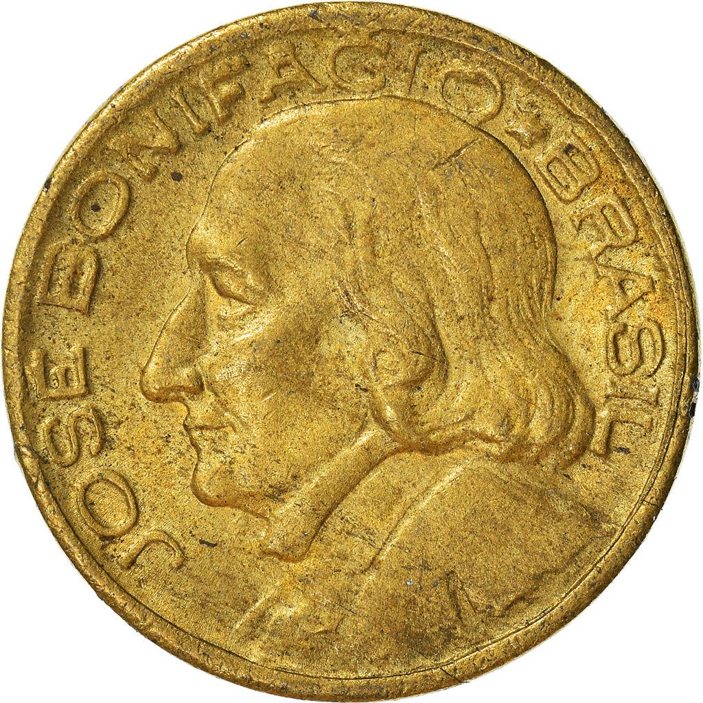 Brazil | 10 Centavos Coin | José Bonifácio | Km:561 | 1947 - 1955