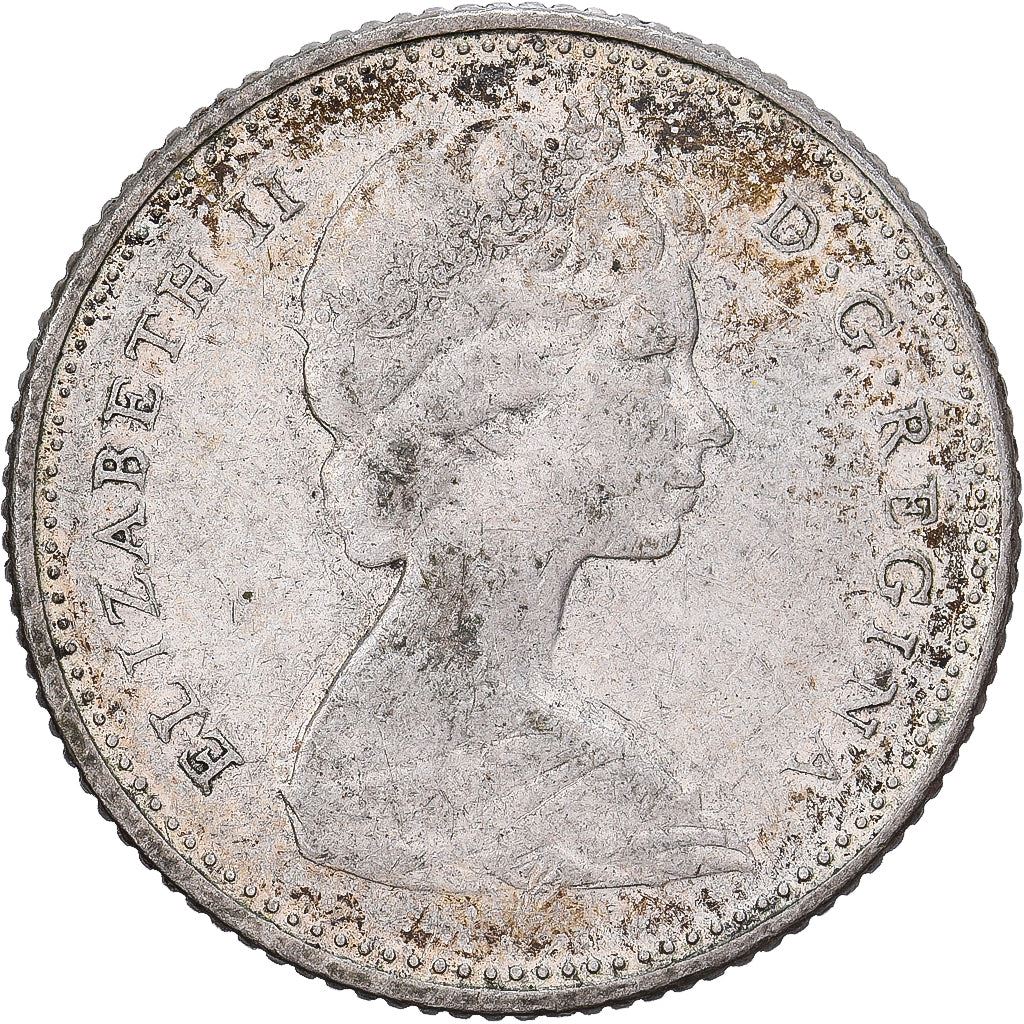 Canada | 10 cent mynt | Nikkel | 2. portrett | KM:72a | 1968