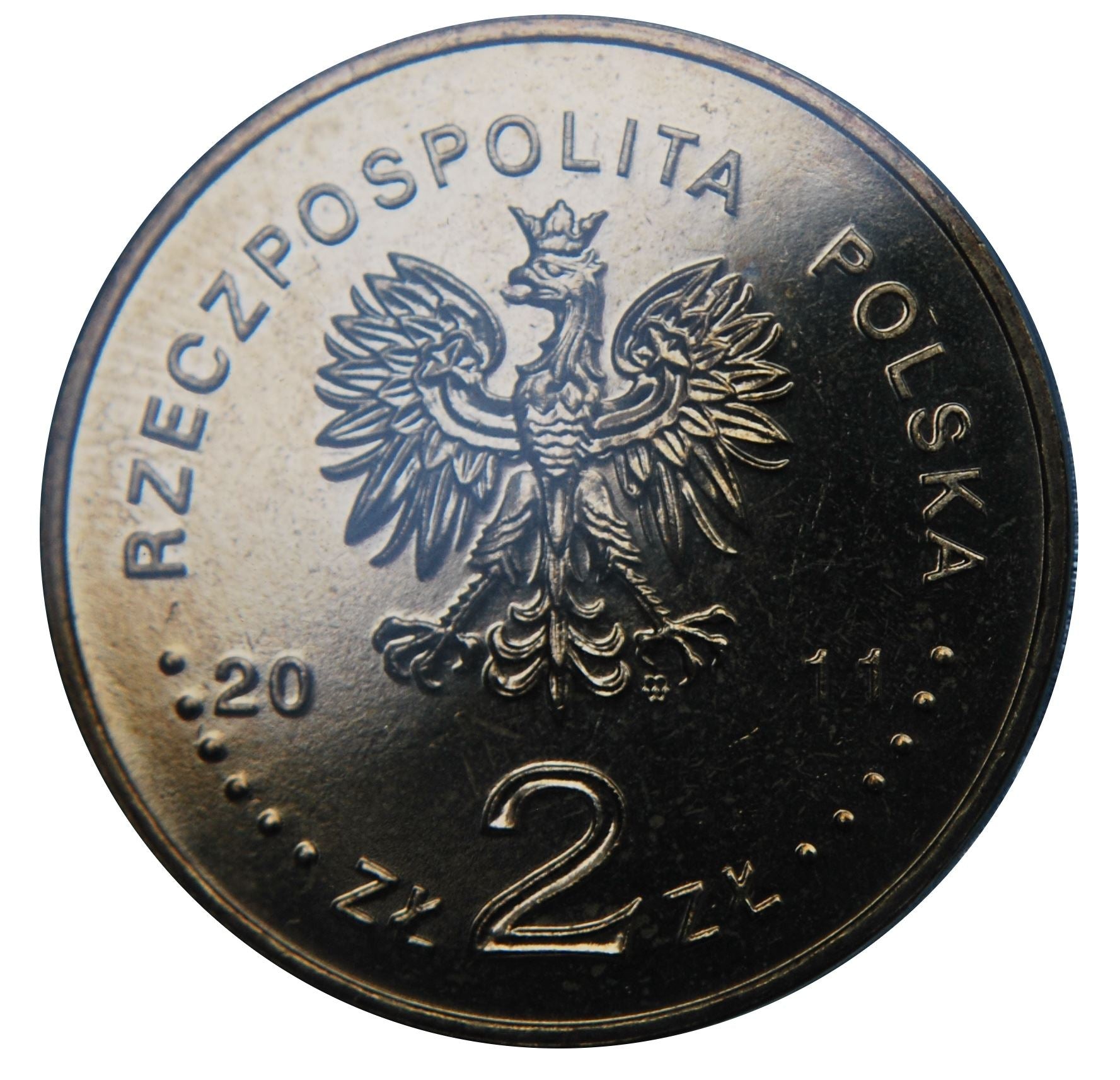 Poland | 2 Z?ote | M?awa Ratusz | Eagle | KM788 | 2011