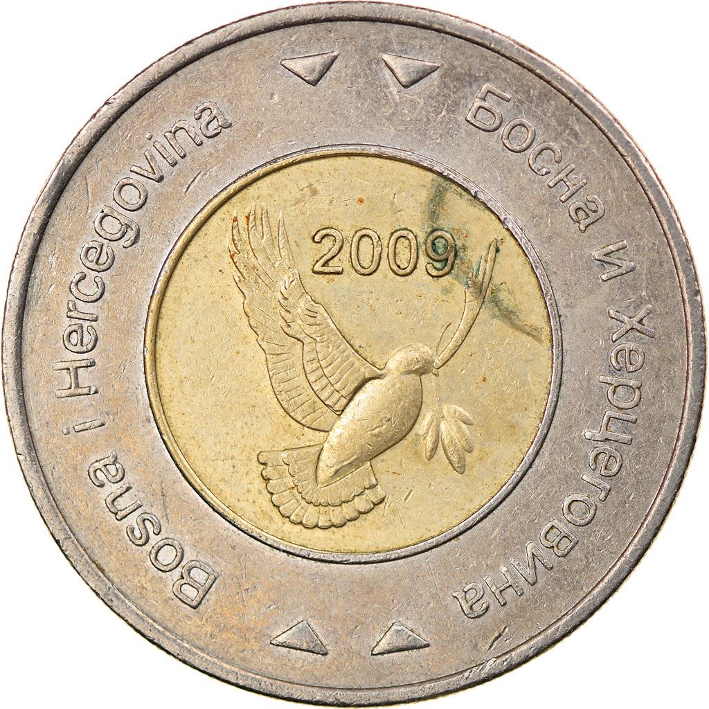 Bosnia and Herzegovina | 5 Konvertibilnih Maraka Coin | Dove of Peace | Km:120 | 2005 - 2022