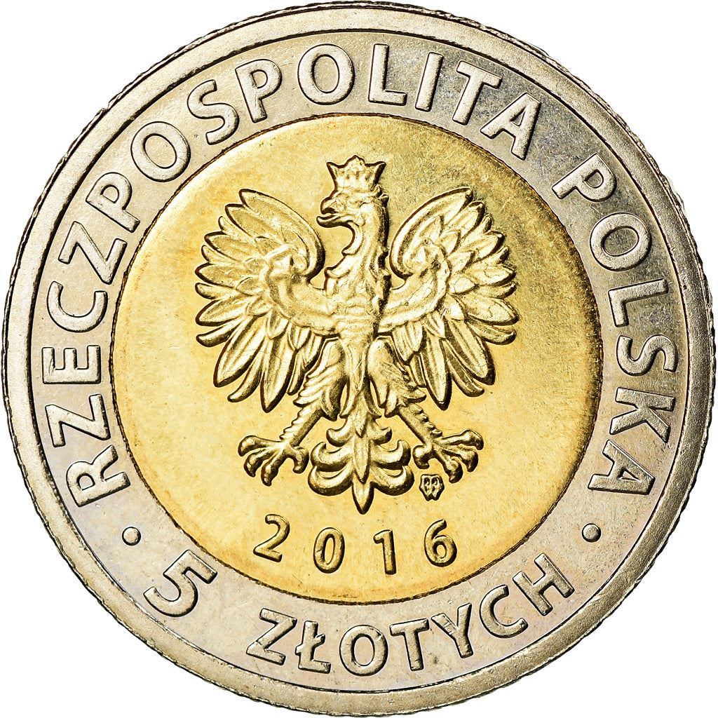 Poland | 5 Zlotys Coin | Dukes’ Castle in Szczecin | Y:950 | 2016