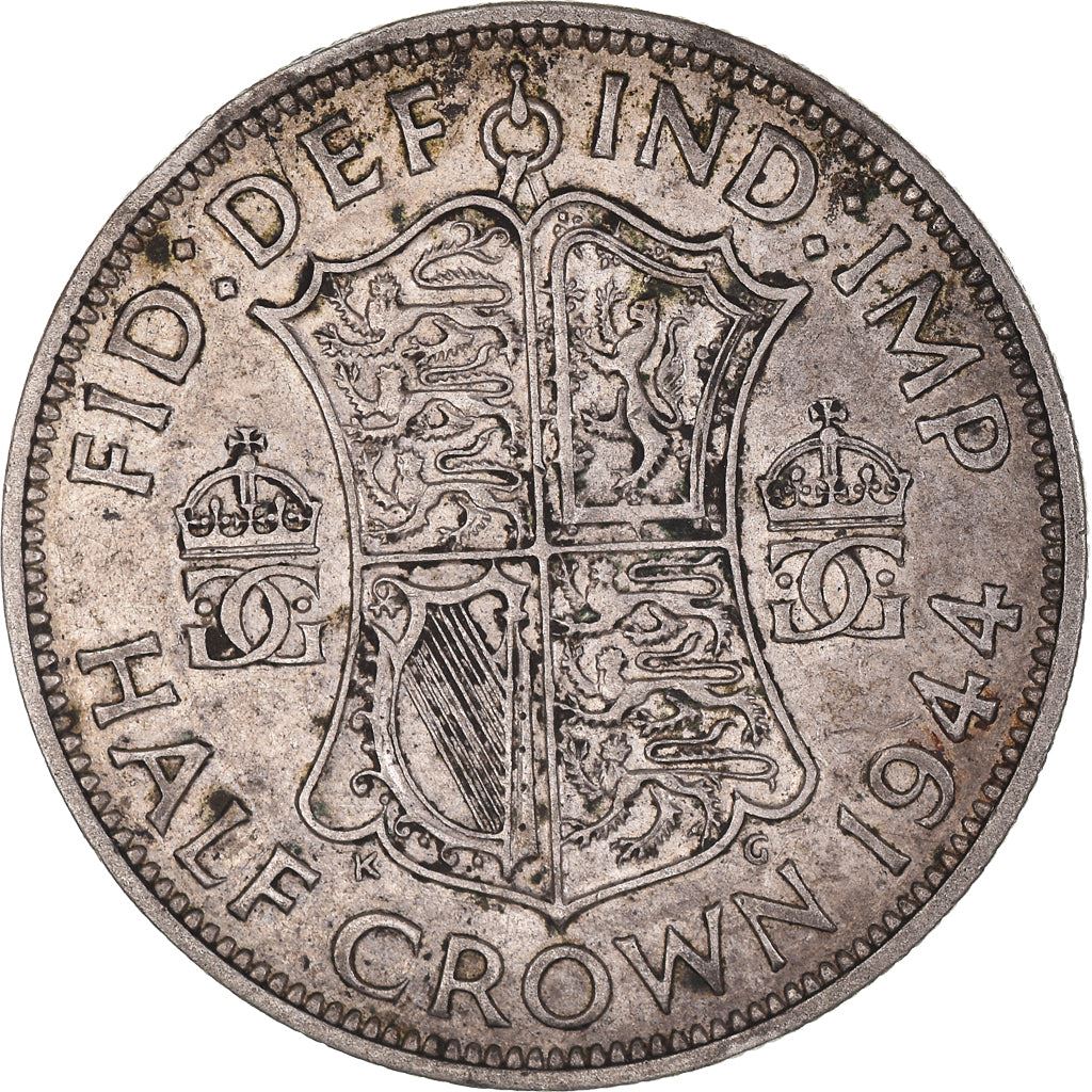 United Kingdom | 1/2 Crown Coin | George VI | KM:856 | 1937 - 1946