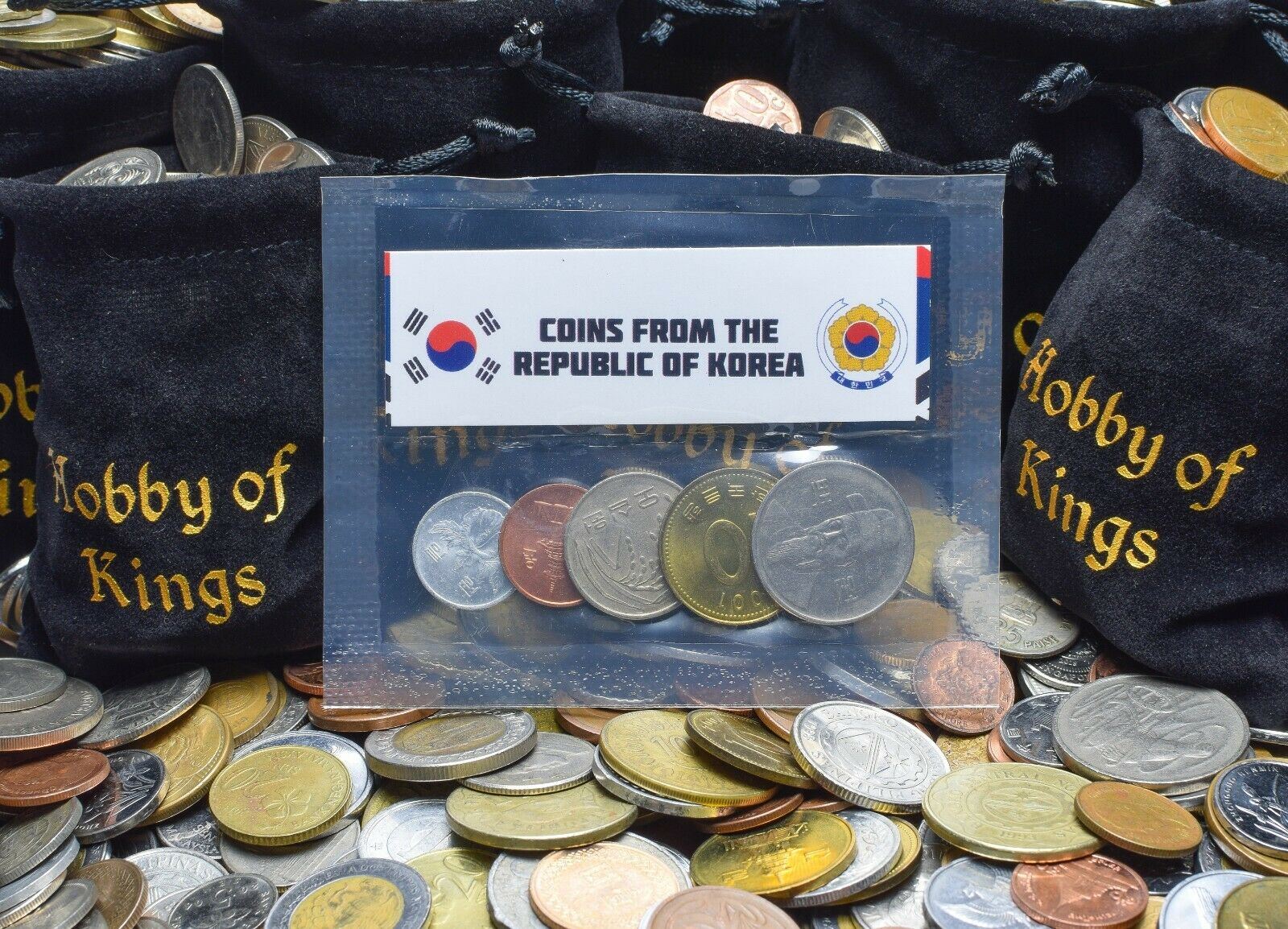 5 Mixed Coins From South Korea | Won | 1966 - 2022