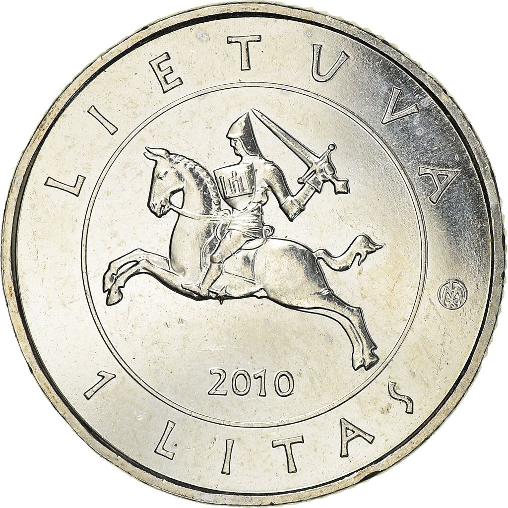 लिथुआनिया | 1 लिटास सिक्का | ग्रुनवाल्ड की लड़ाई | Km:172 | 2010