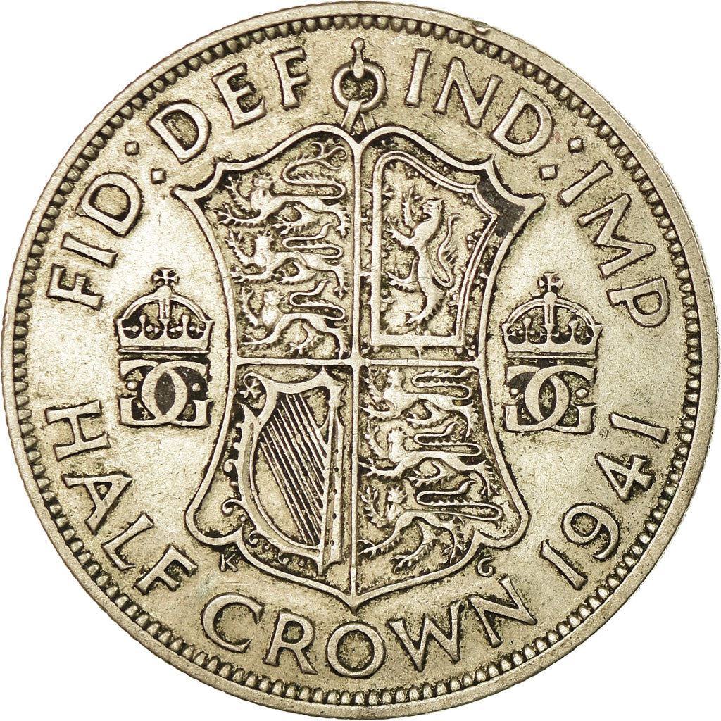 United Kingdom | 1/2 Crown Coin | George VI | KM:856 | 1937 - 1946