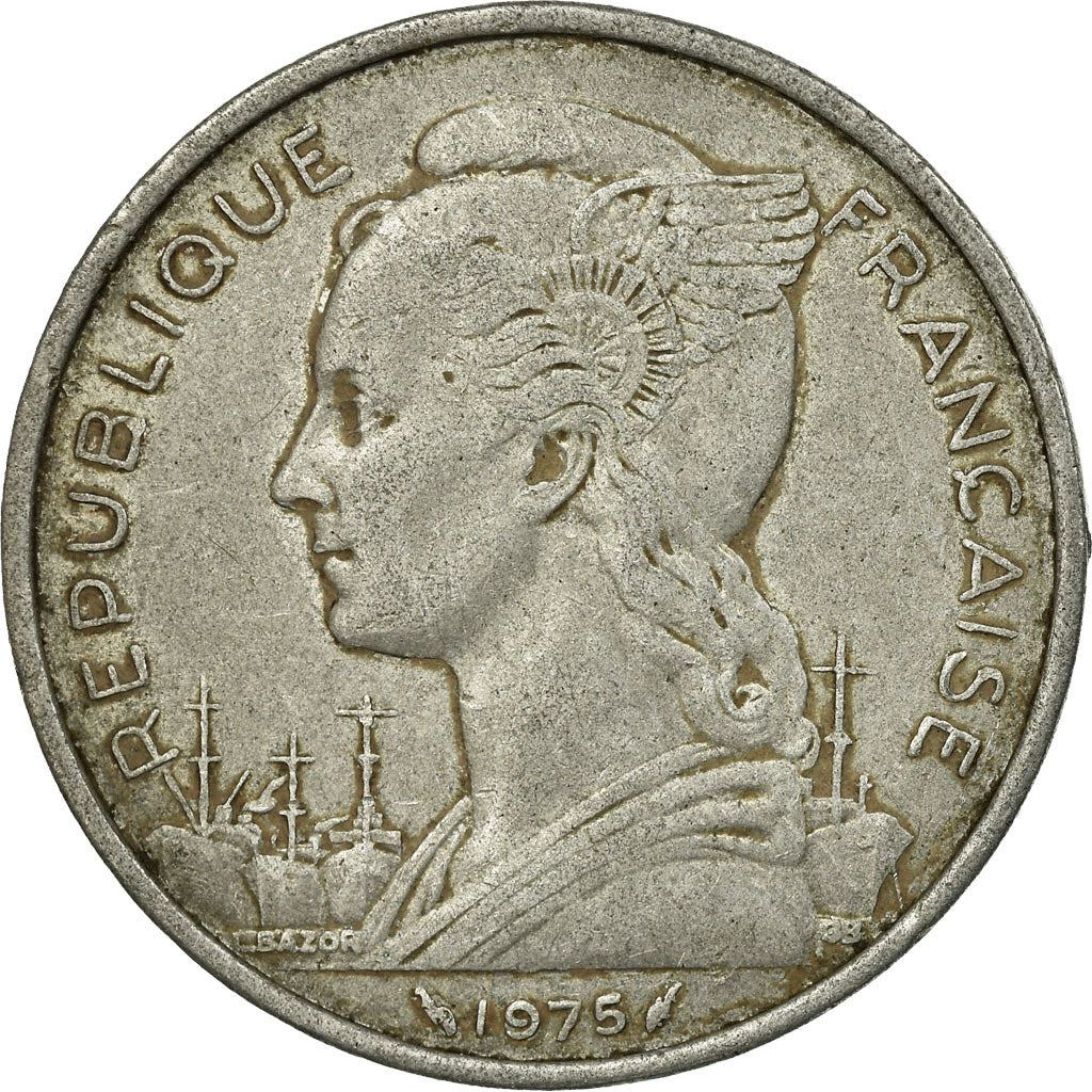 Afars and Issas | 5 Francs Coin | Marianne | Lyre Antelope | Km:14 | 1968 - 1975
