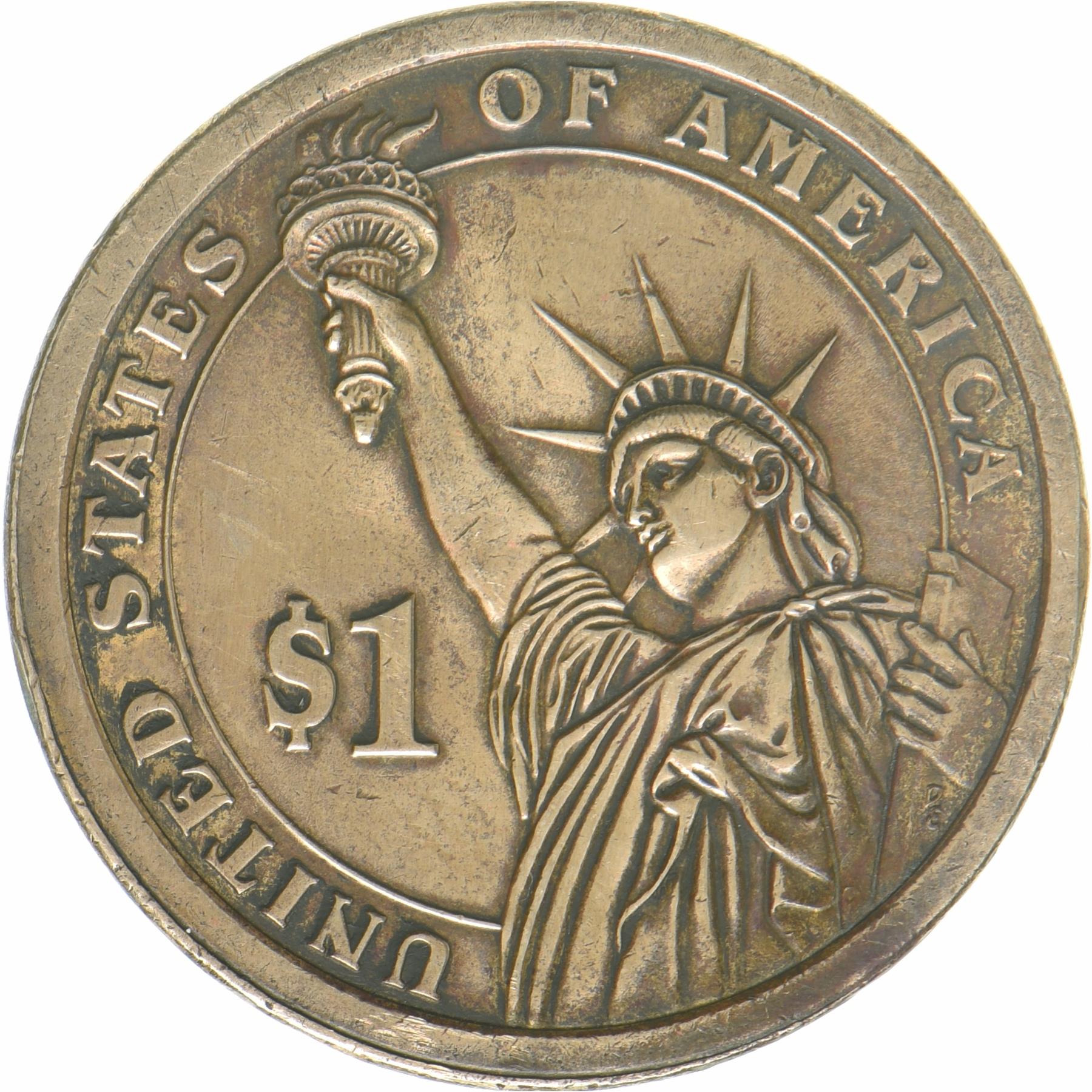 USA | 1 Dollars mønt | Abraham Lincoln | KM:478 | 2010
