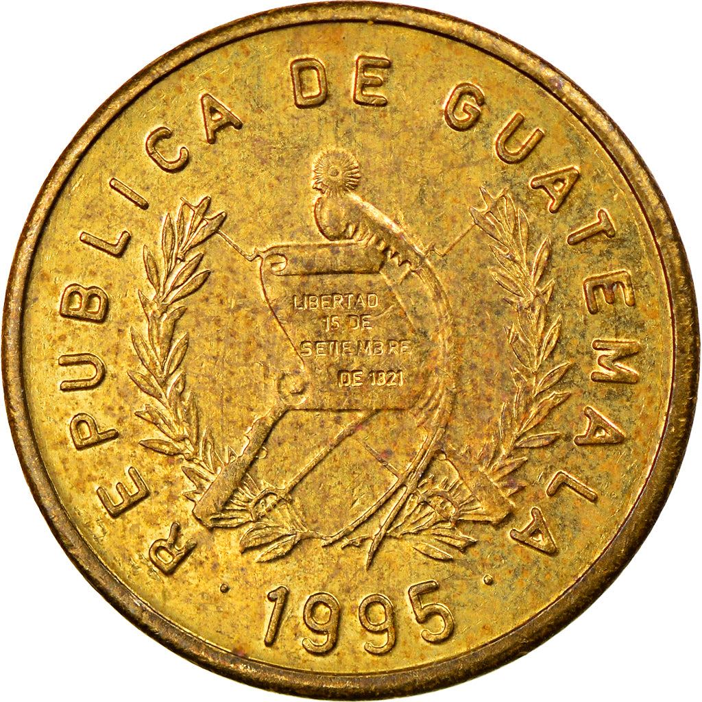 Guatemala | 1 Centavo Coin | Bartolomé de las Casas | Km:275 | 1974 - 1995