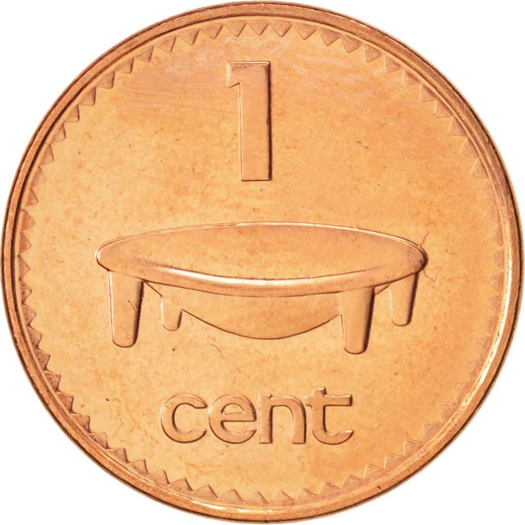 Fiji | Moneda de 1 Centavo | Elizabeth II | Cuenco Tanoa Kava | KM49b | 2006