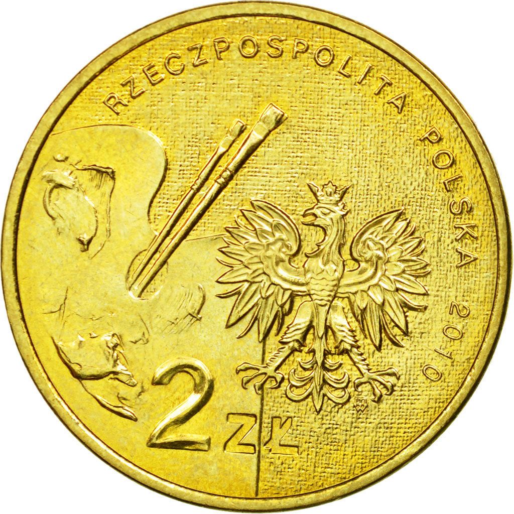 Poland | 2 Zlotys Coin | Artur Grottger | Y:746 | 2010