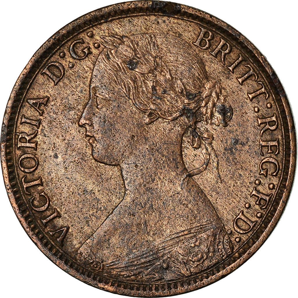 United Kingdom | 1 Farthing Coin | Victoria | Km:747 | 1860 - 1873