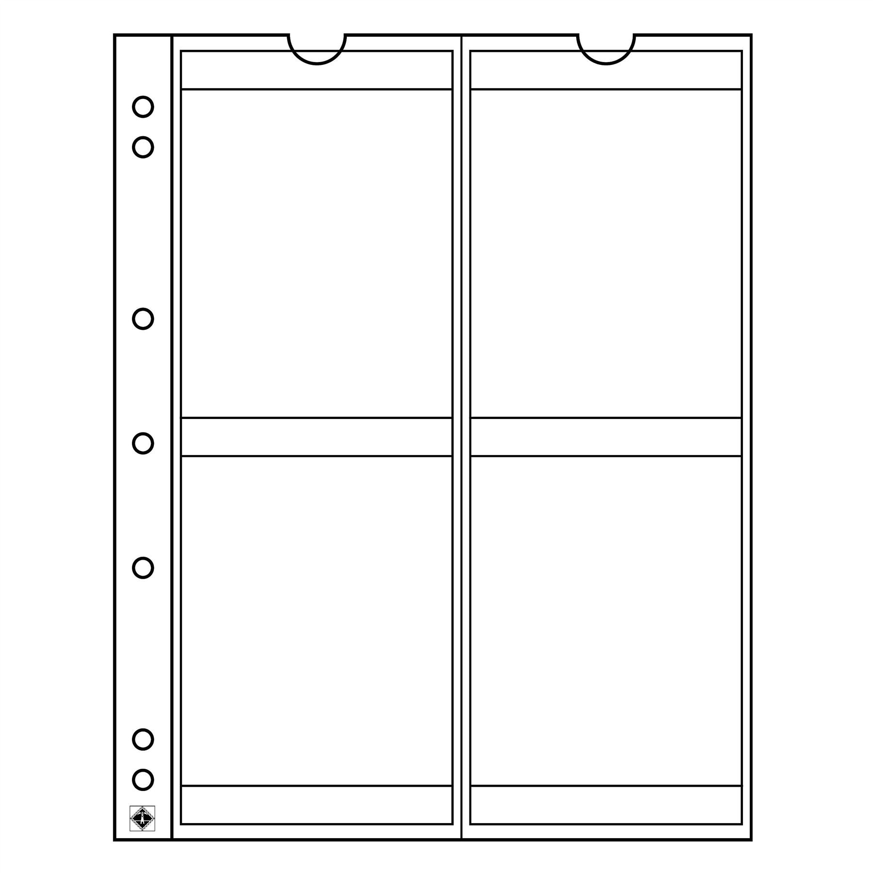 NUMIS Coin Sheets for Coin Albums | Packs of 5 | Different Pocket Configurations