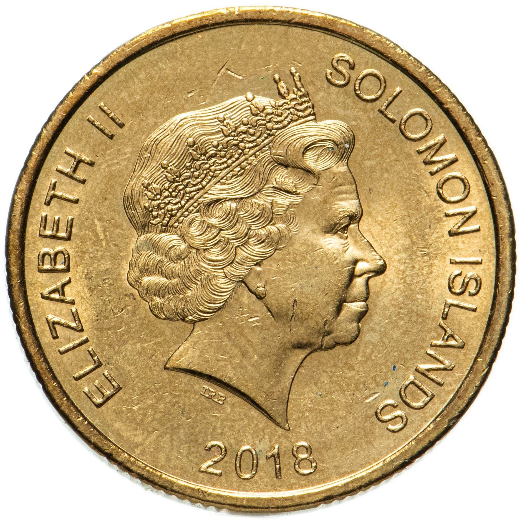 Îles Salomon | Pièce de 2 dollars | Indépendance | Bronze d’aluminium | KM : 797 | 2018