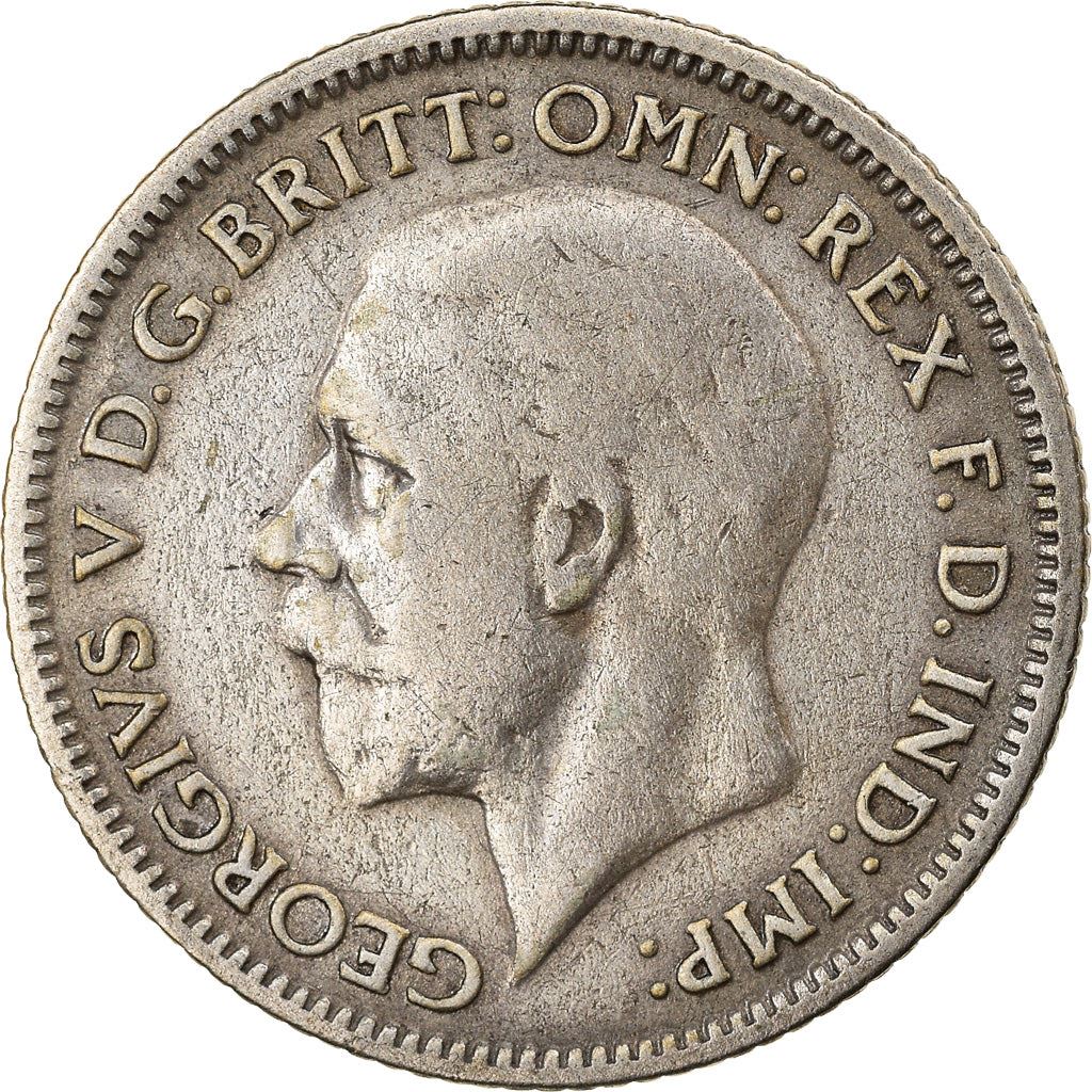 United Kingdom | 6 Pence Coin | George V | KM:832 | 1927 - 1936