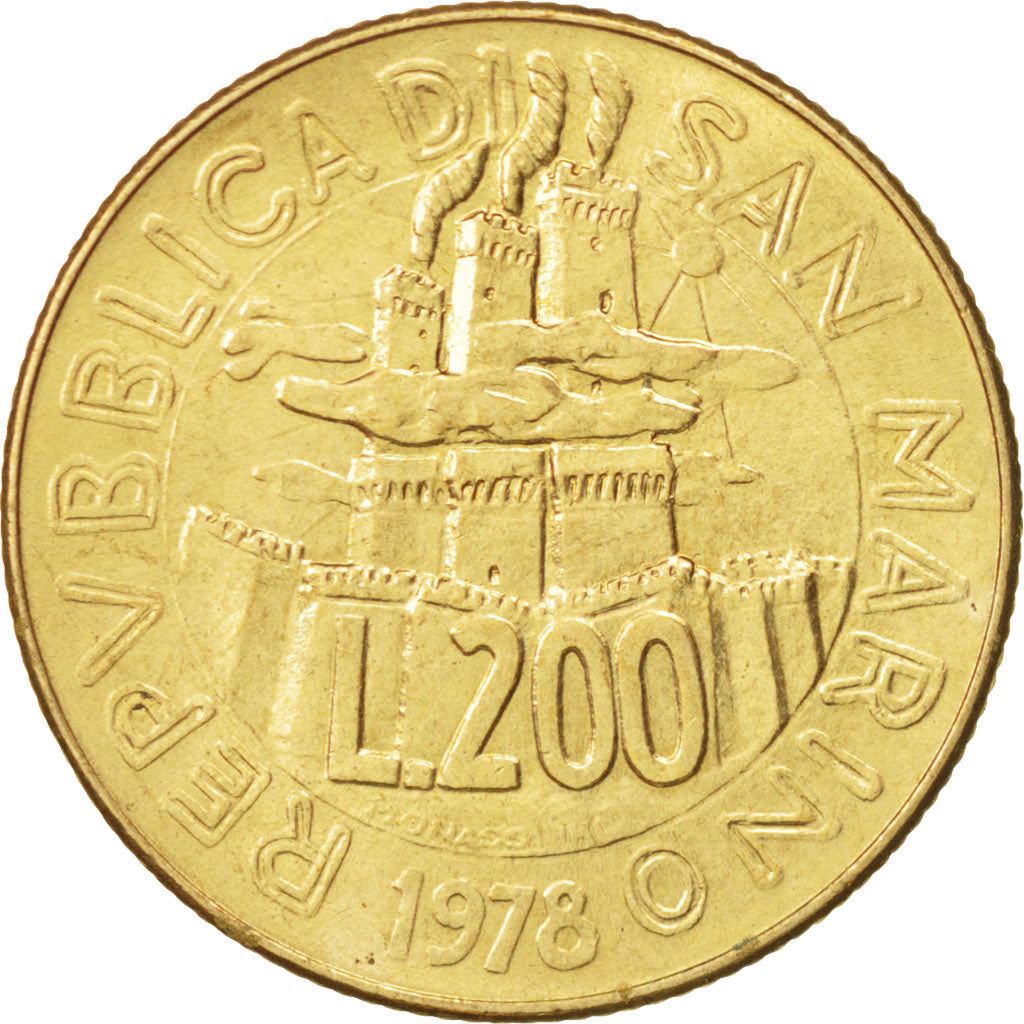 San Marino | 200 Lire Coin | Weaver | Km:83 | 1978