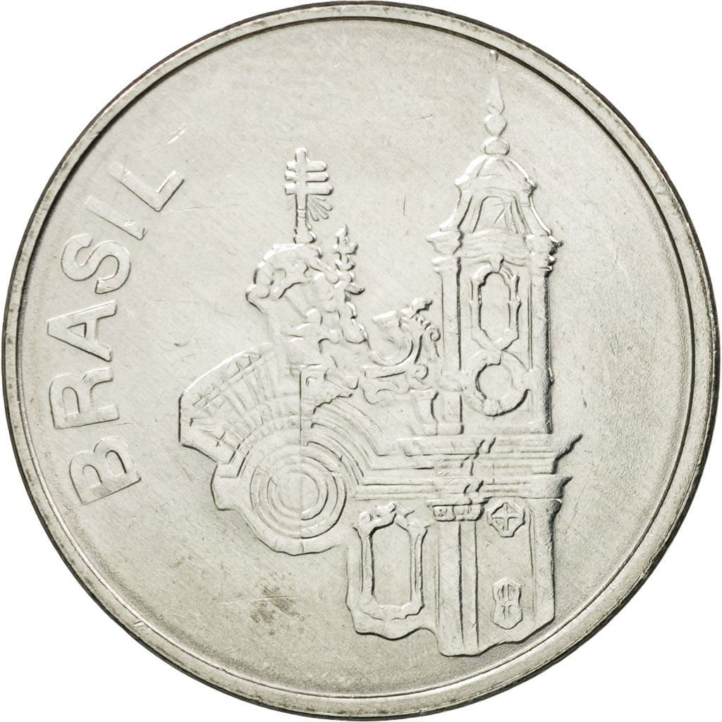 Brazil | 20 Cruzeiros Coin | Church of Saint Francis | Km:593 | 1985 - 1986