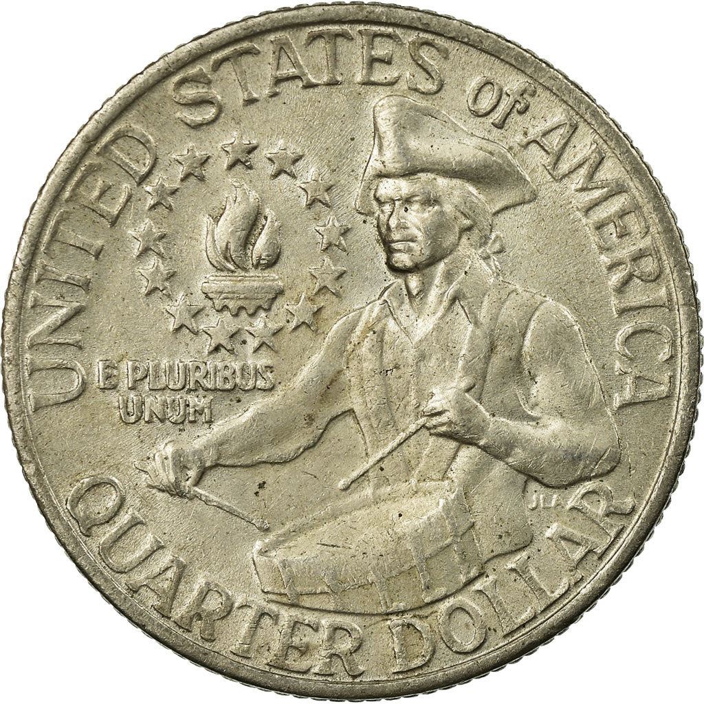 United States | ¼ Dollar Coin | Patriot Drummer | Copper-nickel clad copper | KM:204 | 1976