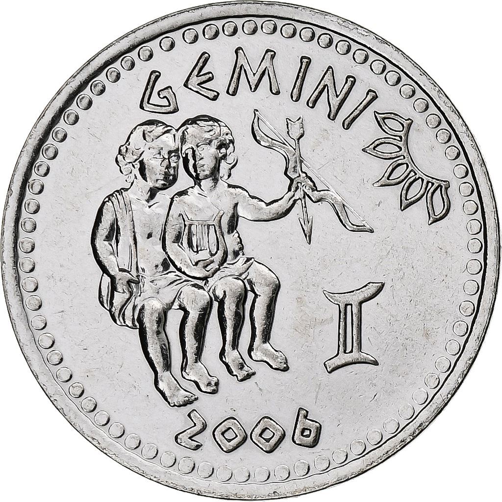 Somaliland | 10 shilling-mønt | Gemini | Rustfrit stål | KM:11 | 2006