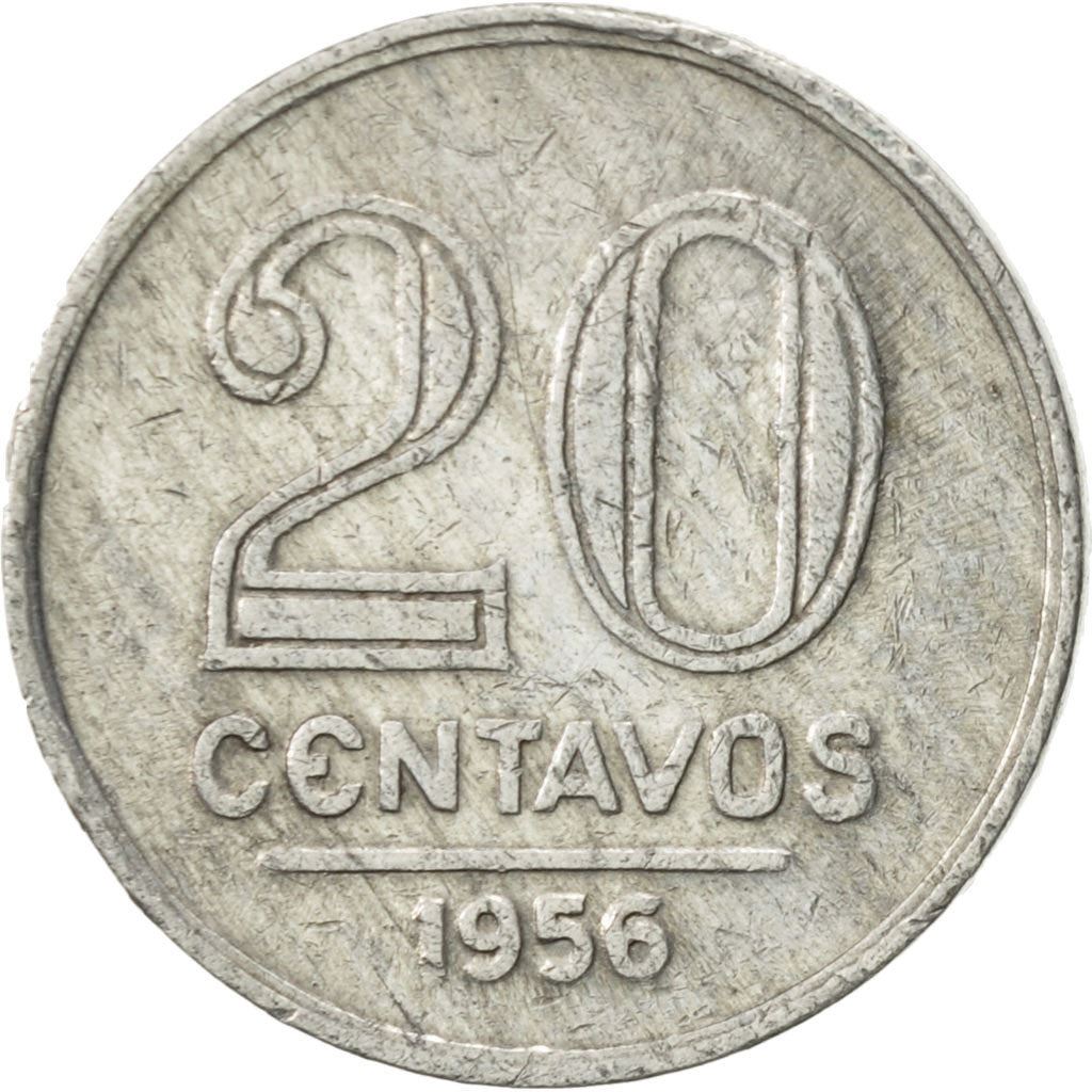 Brazil | 20 Centavos Coin | Star | Km:565 | 1956 - 1961