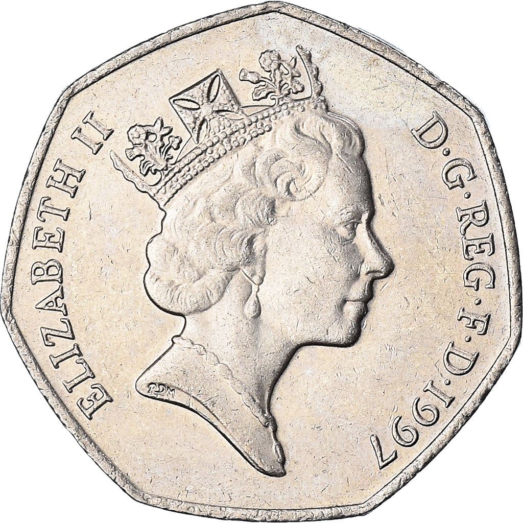 United Kingdom | 50 Pence Coin | Britannia | Km:940.2 | 1997