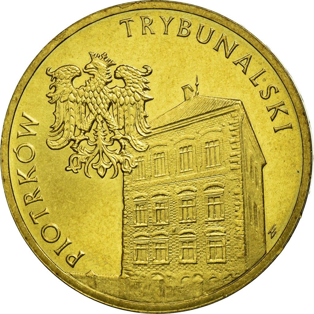 Poland | 2 Zlotys Coin | Piotrków Trybunalski | Y:628 | 2008