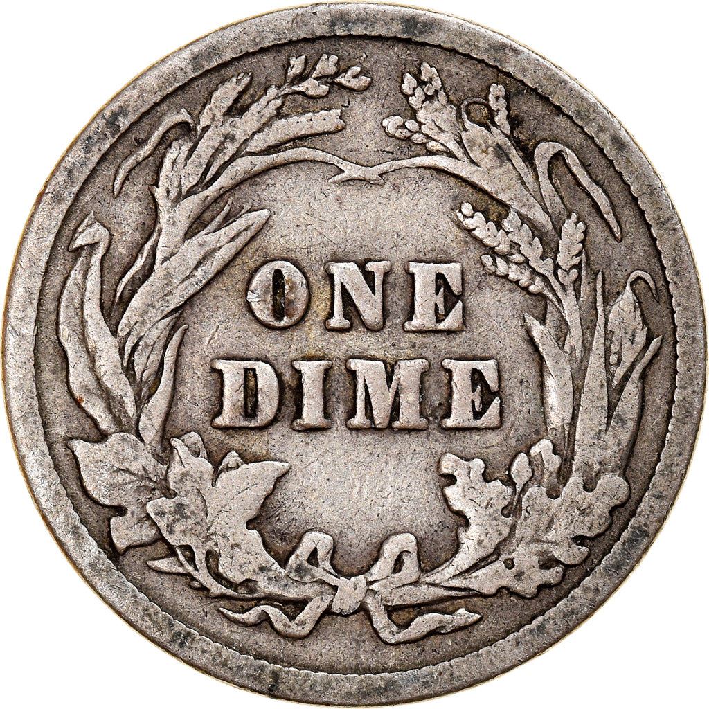 미국 | 1 다임 동전 | 바버 다임 | KM:113 | 1892 - 1916