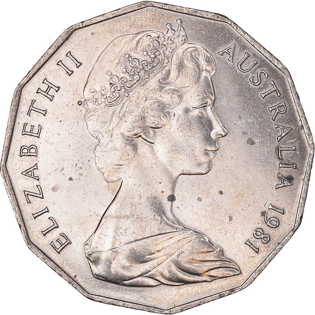 Australia | 50 Cents Coin | Royal Wedding | Km:72 | 1981