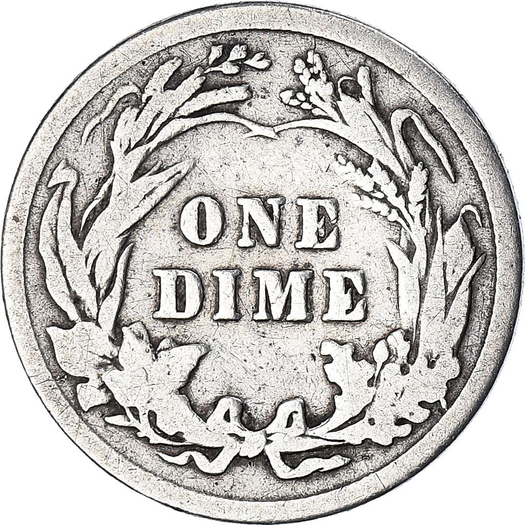 미국 | 1 다임 동전 | 바버 다임 | KM:113 | 1892 - 1916