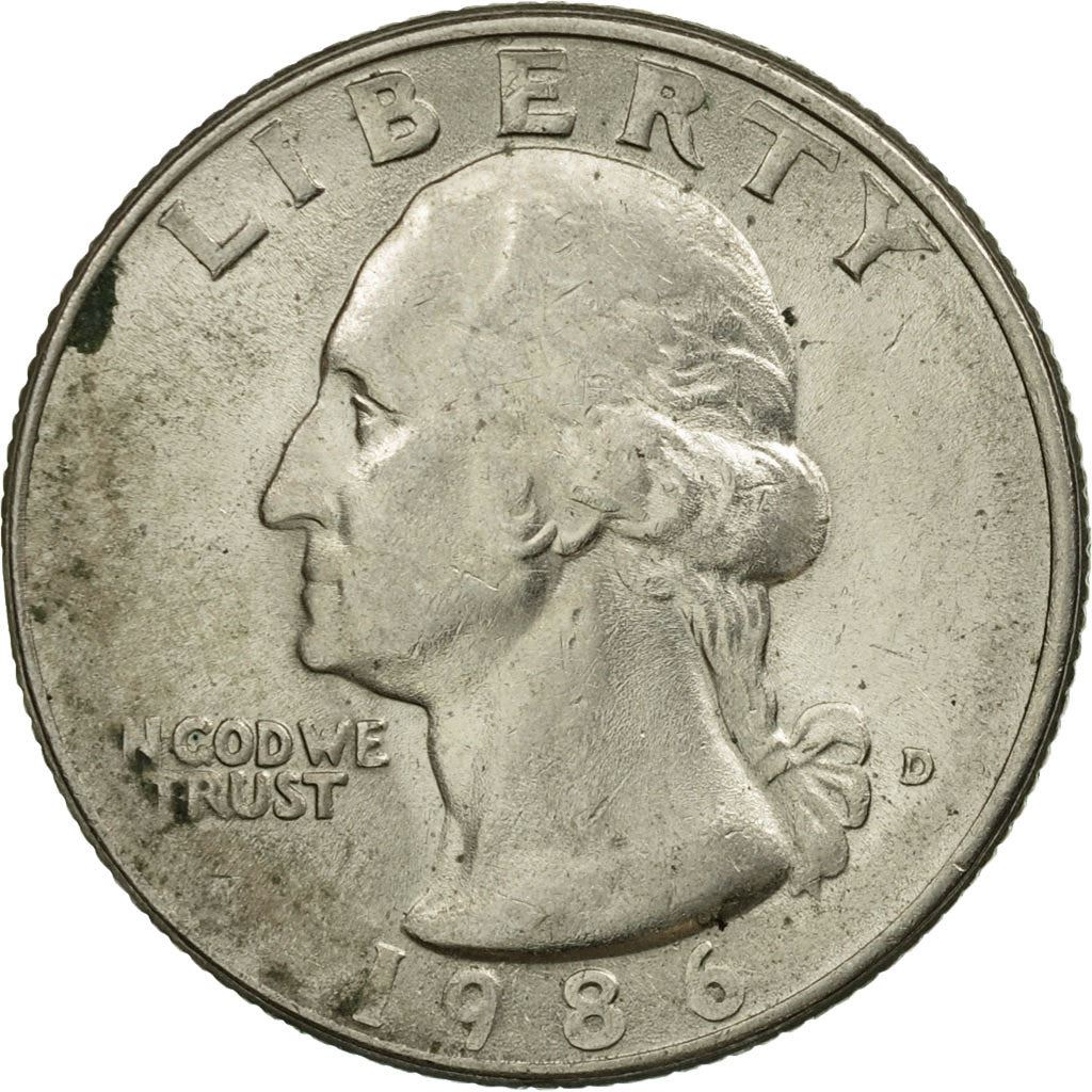 United States | 1/4 Dollar Coin | George Washington | Km:164A | 1965 - 1998
